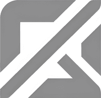 Минималистичный абстрактный логотип компании Рег Девелопмент в серых тонах на белом фоне